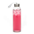 Custom 500ml professional sport high-end cycle bpa free glass h20 water bottle